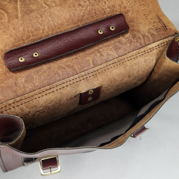 Vintage Cartoon Character Leather Portfolio Bag Collectible Looney Tunes Disney - Picture 5 of 7